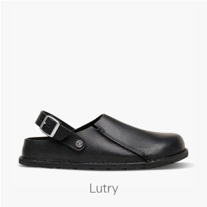 Birkenstock Men's Lutry Premium Clogs in Black