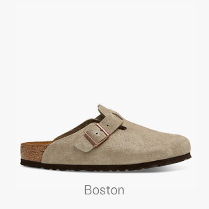 Birkenstock Men's Boston Clogs in Taupe