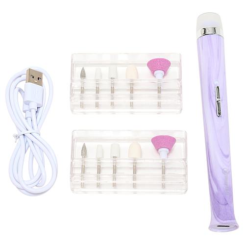 TruRitual Rechargeable Electric Nail File Kit with Tips