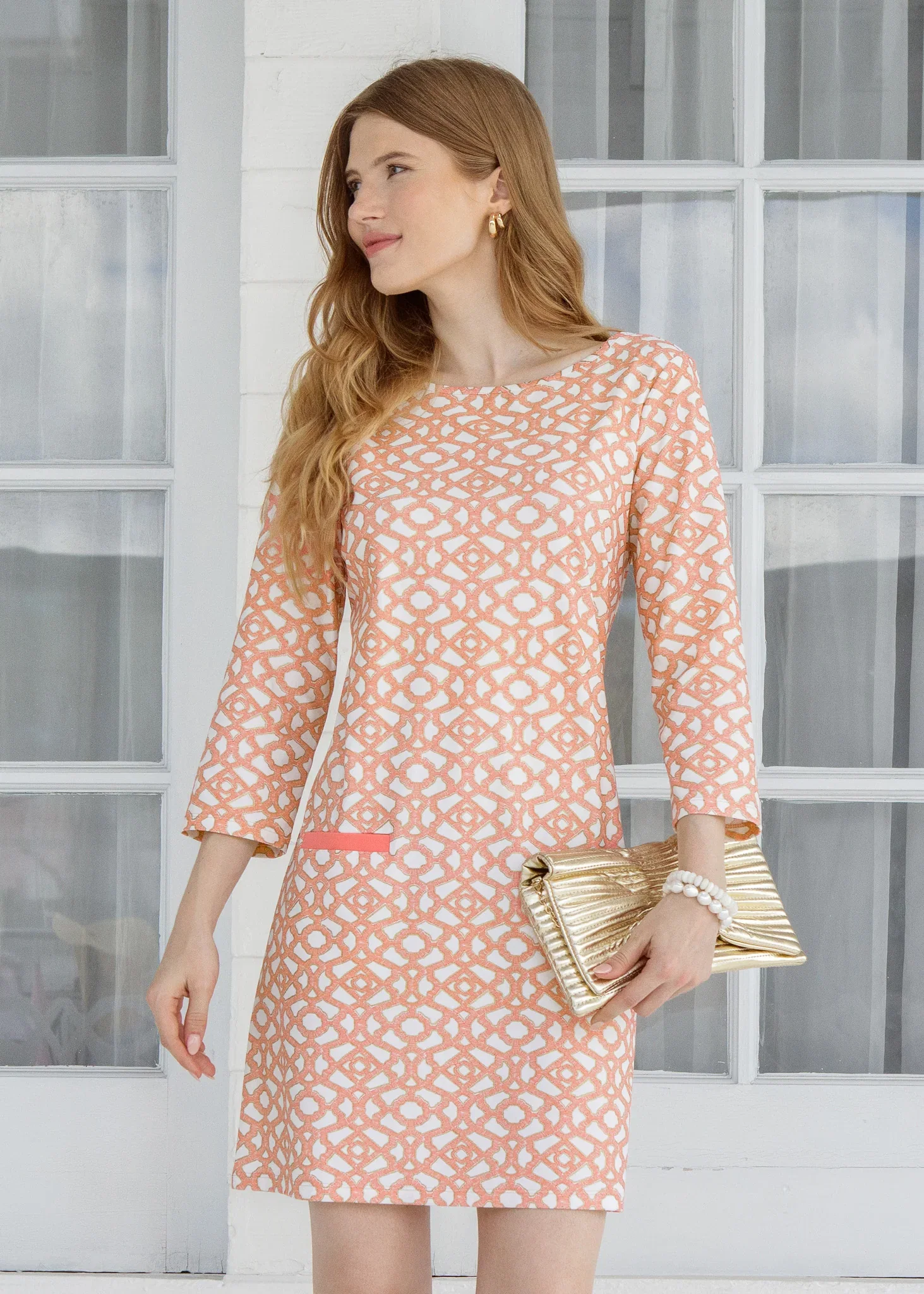 Image of Gold Coast Cabana Shift Dress
