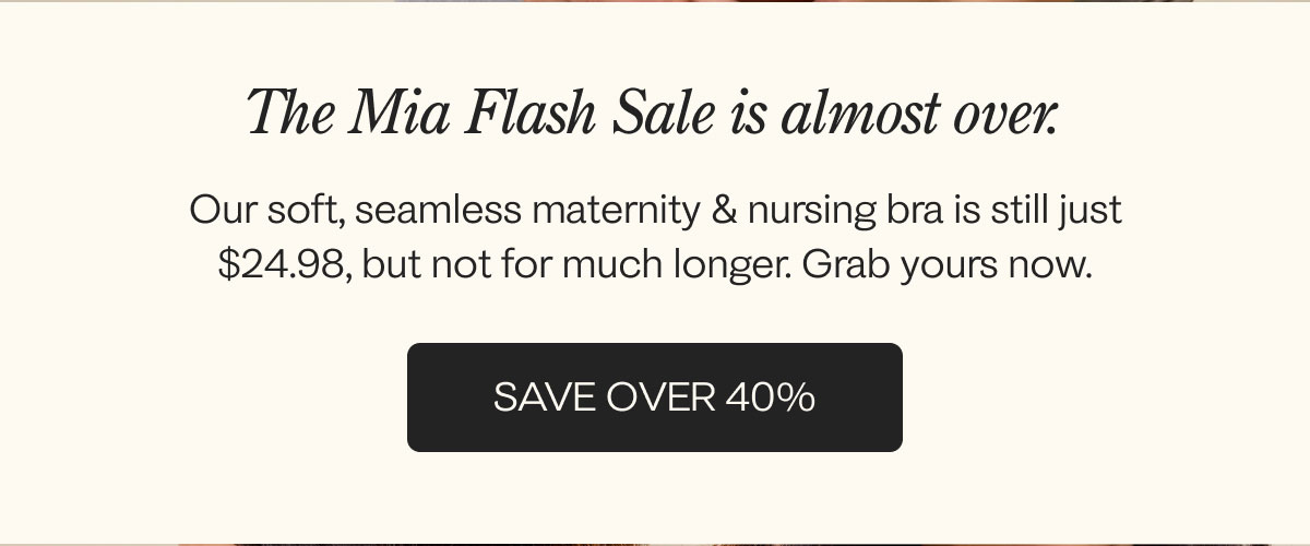 The Mia Flash Sale is almost over