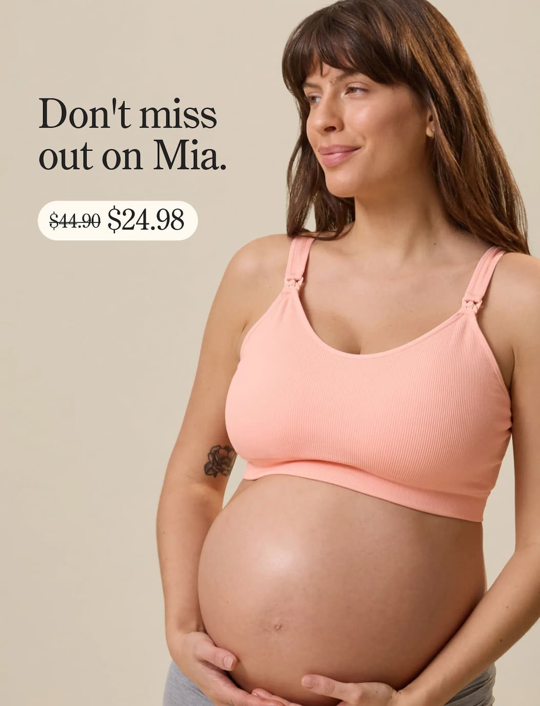 Mia Bra in Sunset Pink