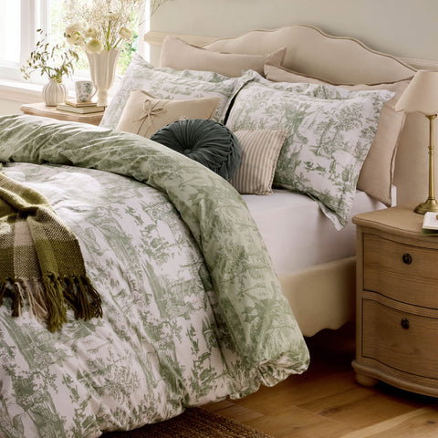 Laura Ashley Braysmith Toile Bedding Set