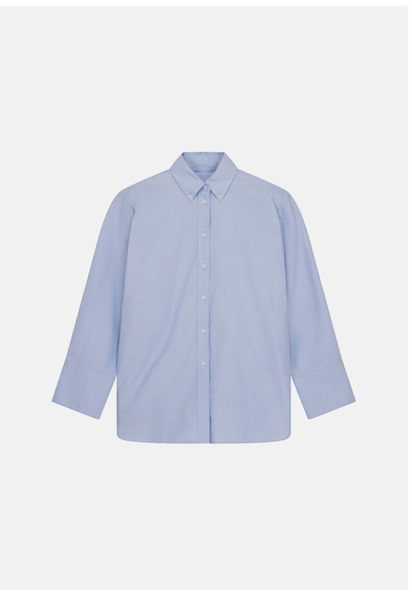 Jac + Jack Thatch Organic Cotton Shirt - Blue Chambray