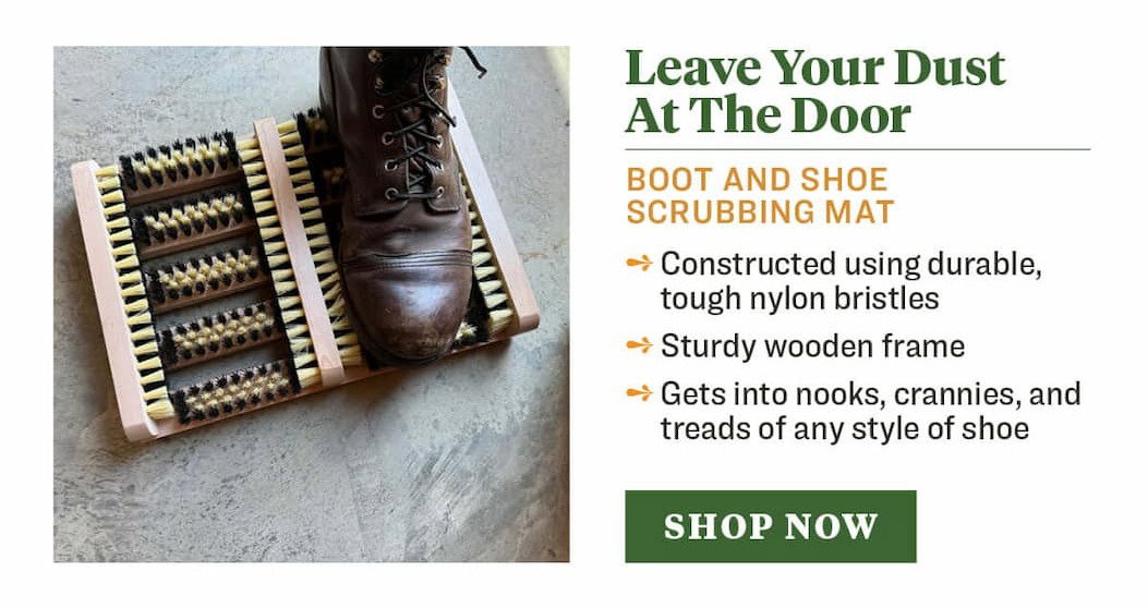 Boot and Shoe Scrubbing Mat