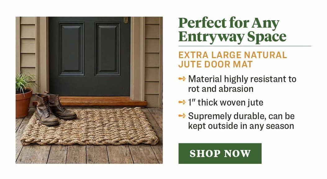 Natural Jute Door Mat - Extra Large
