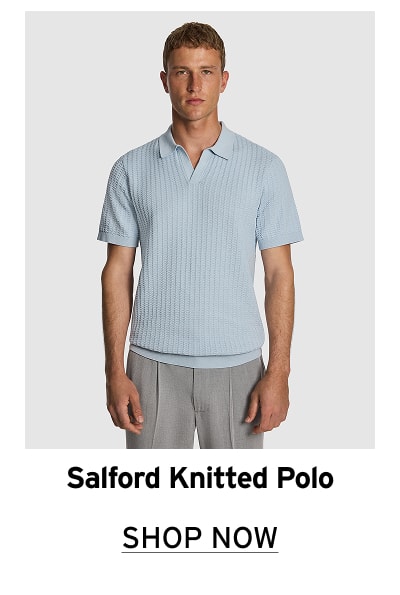 The Salford Knitted Polo