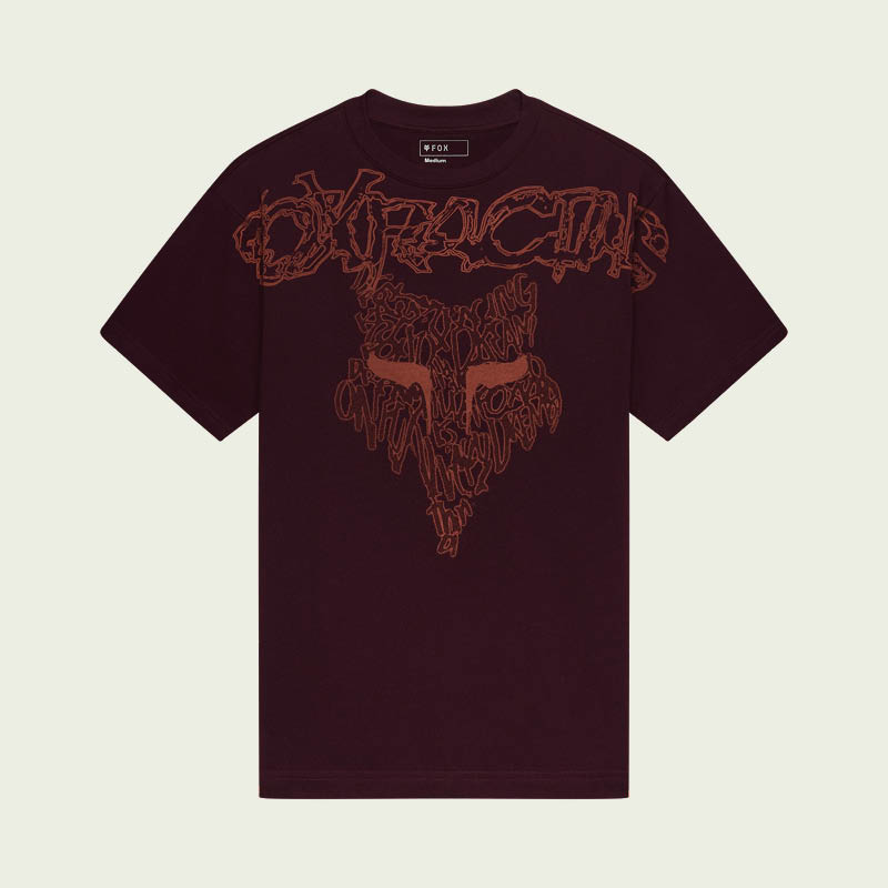 Abyss Heavyweight Short Sleeve Maroon