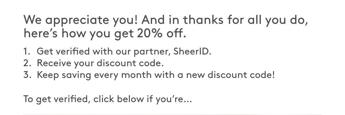 How To Get 20% Off