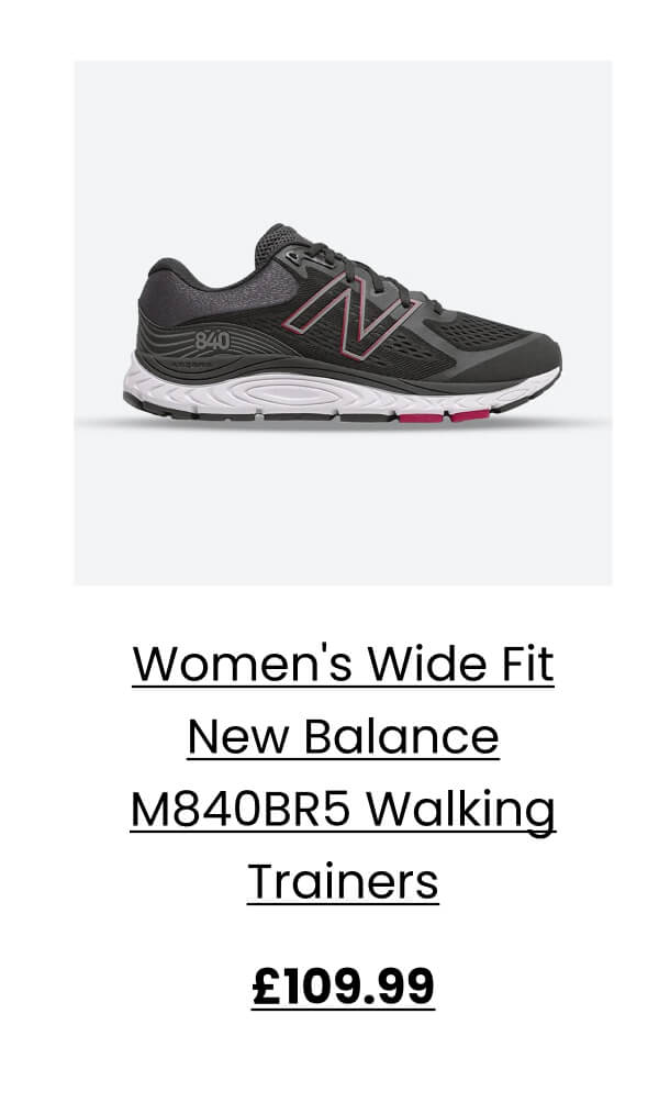 Women's Wide Fit New Balance M840BR5 Walking Trainers £109.99