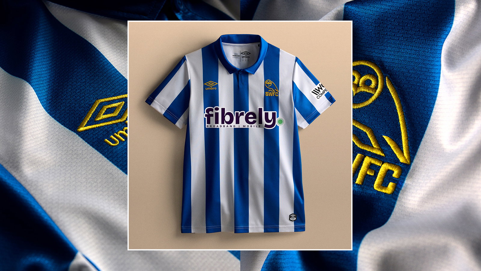 The first Sheffield Wednesday home shirt from Umbro is here.