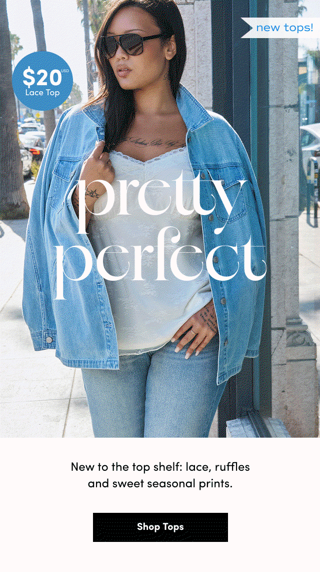 $20USD Lace Tops | new tops! | pretty perfect | New to the top shelf: lace, ruffles and sweet seasonal prints. | Shop Tops >