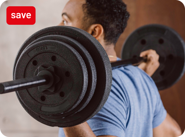 Save up to 1/3 on selected sports and fitness