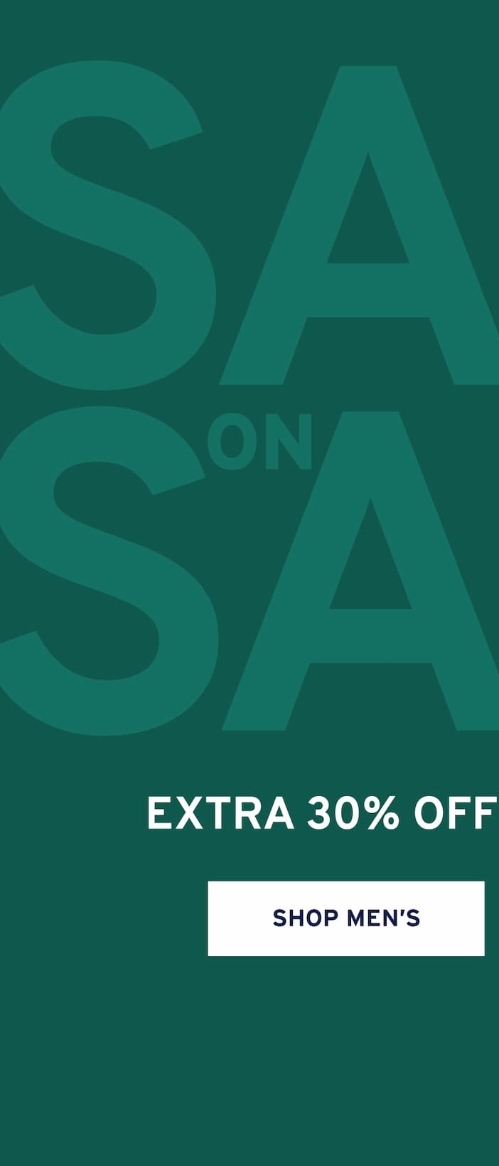 extra 30% off select styles  Shop Men's