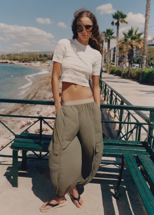 Cargo Cuff Hem Pant