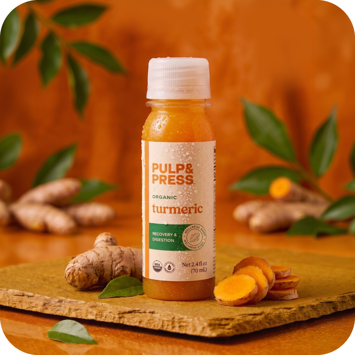 turmeric wellness shot. shop now.