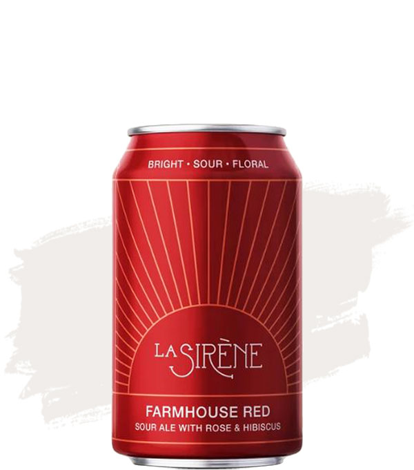 Image of La Sirene Farmhouse Red Sour Ale - 24 Pack