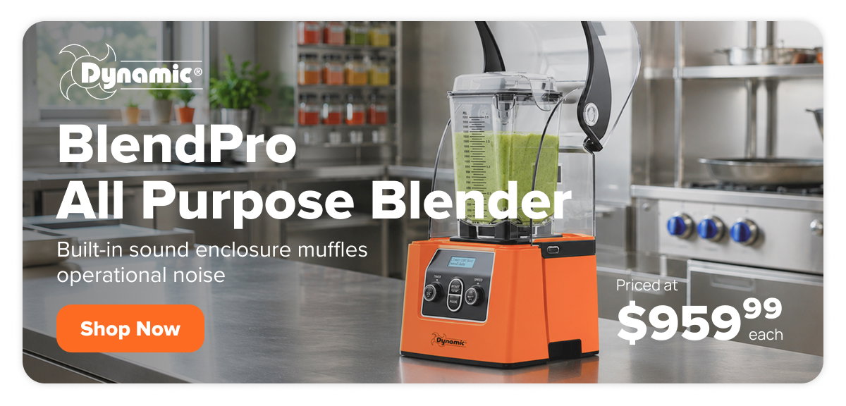 Dynamic BlendPro 3SE Countertop All Purpose Blender w/ Tritan Container