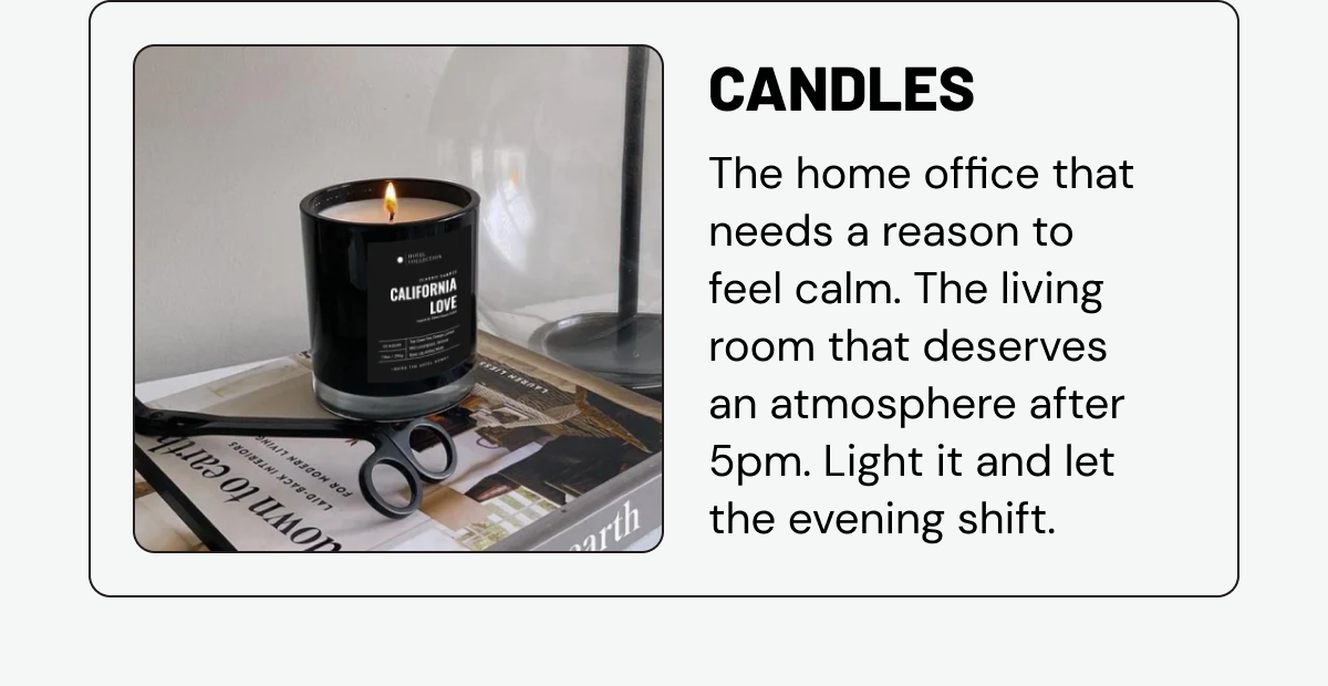 Candles product card
