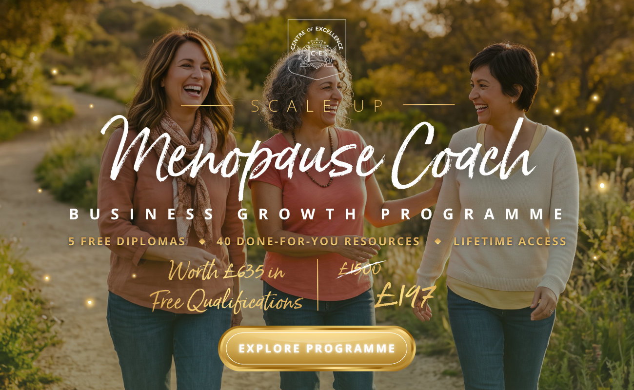 MENOPAUSE COACH BUSINESS BANNER