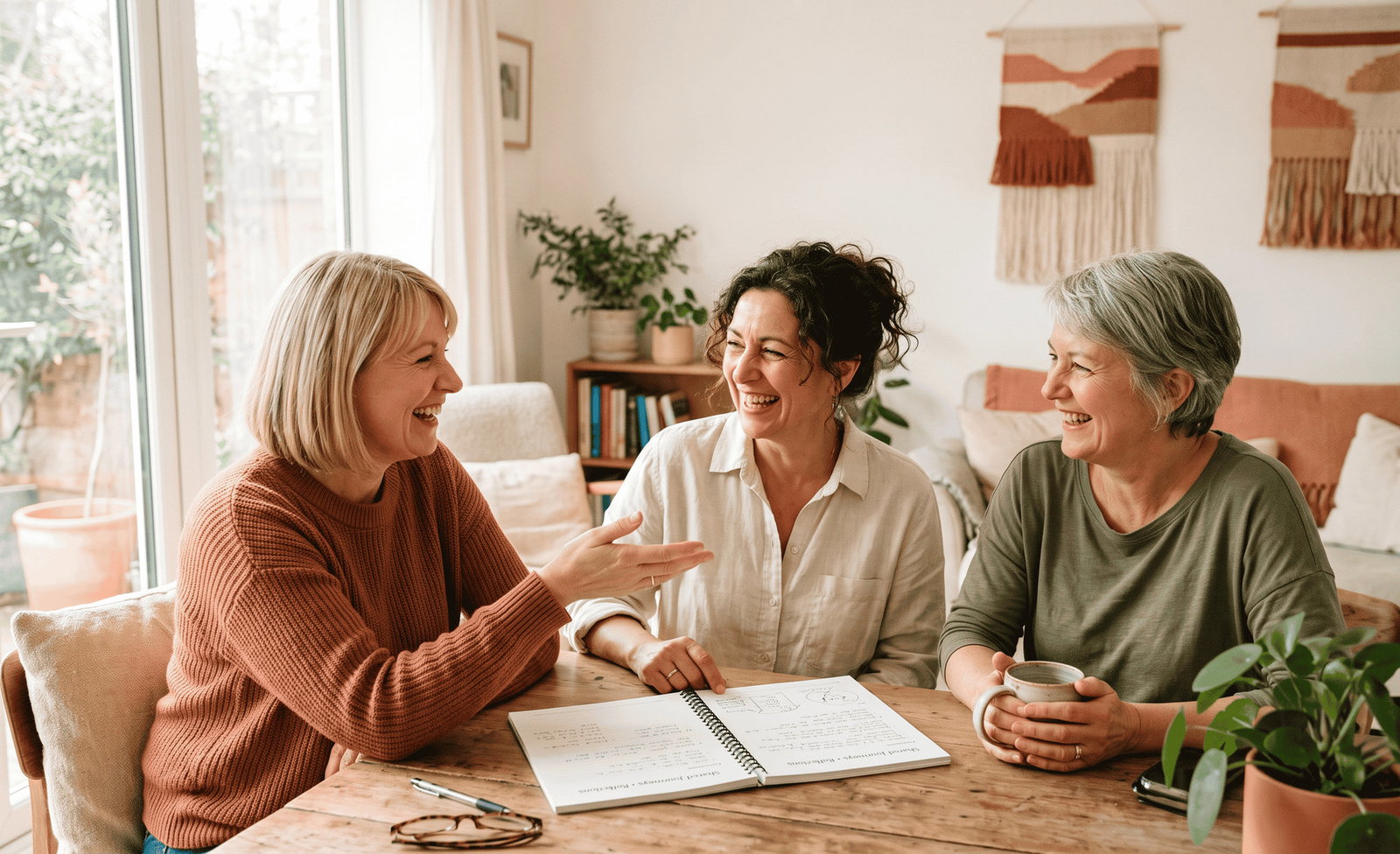 Image of women chatting together