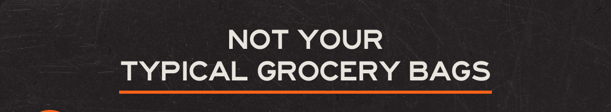 Not your typical grocery bags