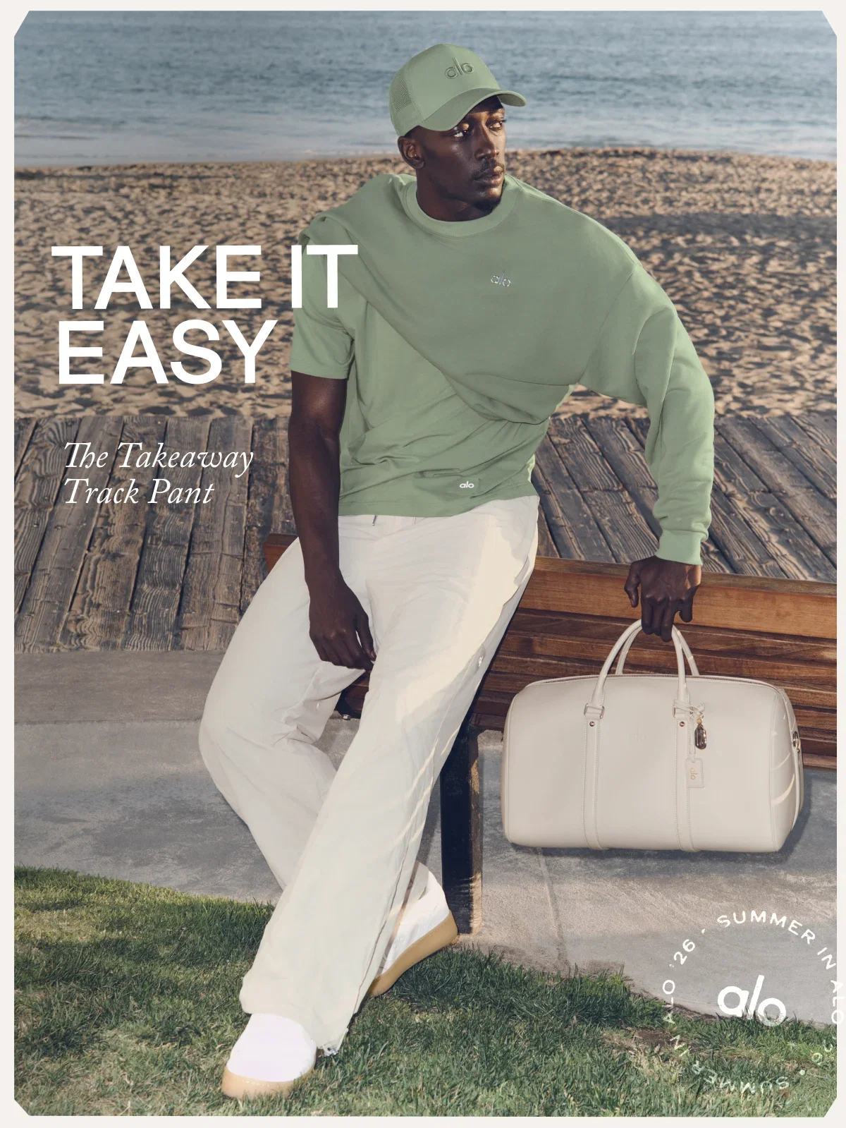 TAKE IT EASY. The Takeaway Track Pant