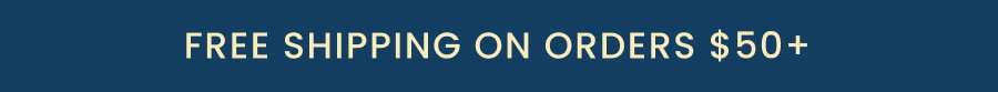 Free Shipping on orders USD $50+