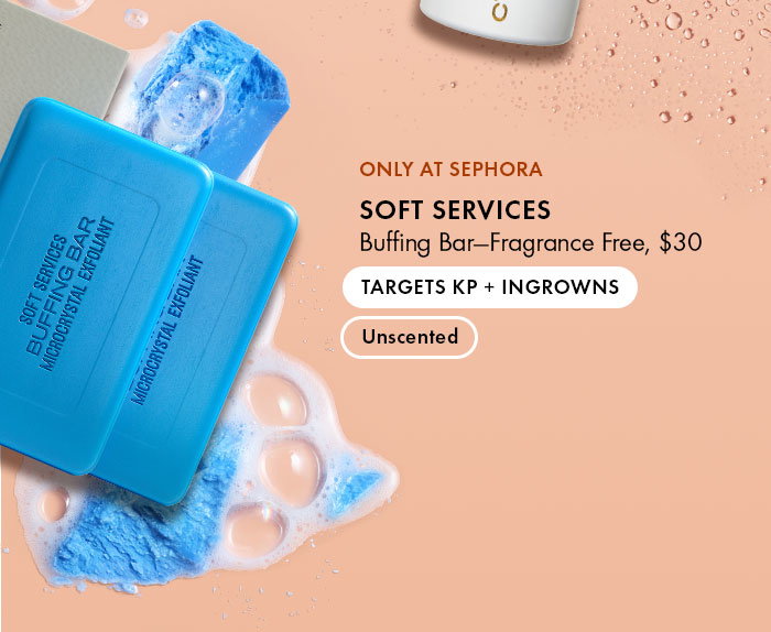 Soft Services Buffing Bar - Fragrance Free