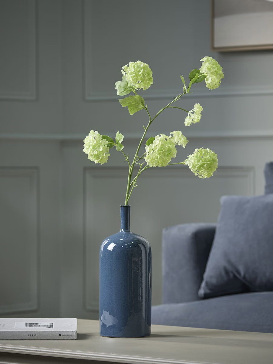 Sumptuous Faux Snowball Spray - Green
