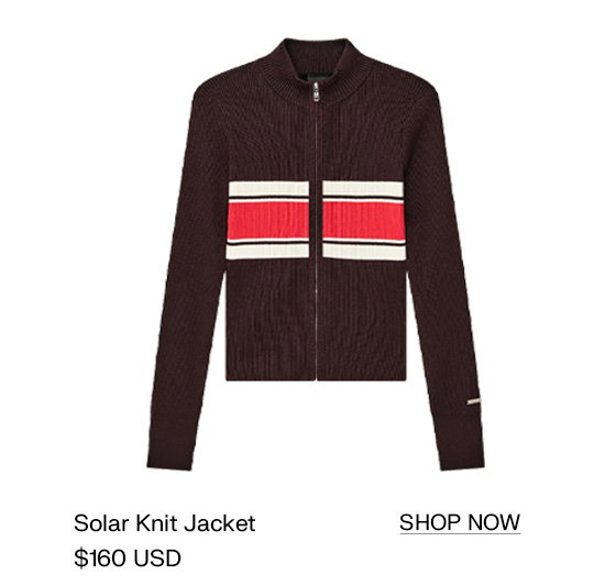 Solar knit jacket