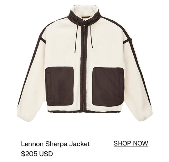 Lennon sherpa jacket