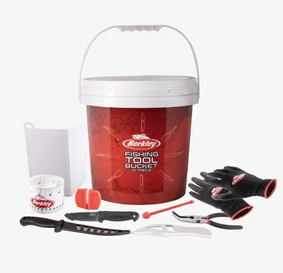 Berkley 10 Piece Fishing Tool Bucket