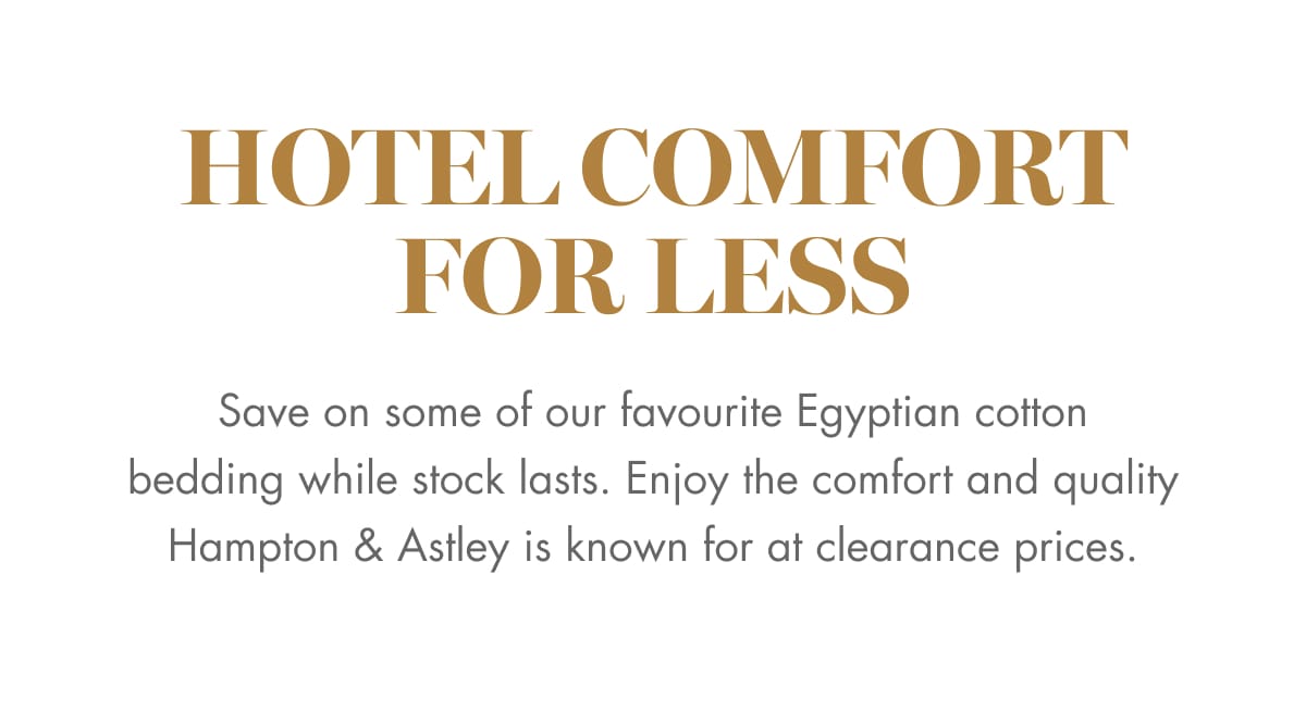 HOTEL COMFORT FOR LESS
