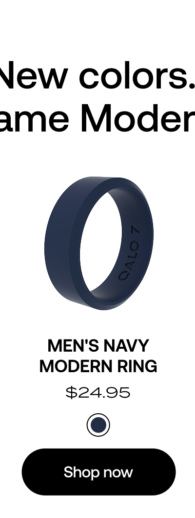 Shop Men's Navy Modern Ring