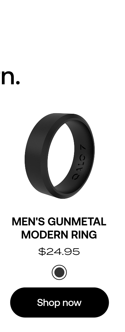Shop Men's Gunmetal Modern Ring