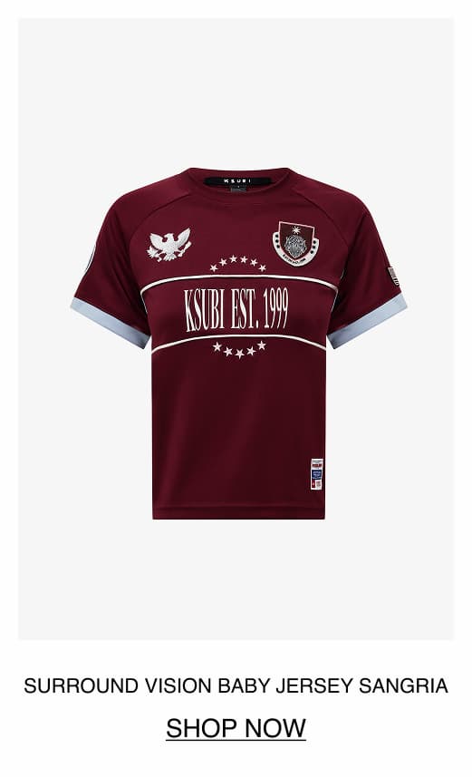 SURROUND VISION BABY JERSEY SANGRIA