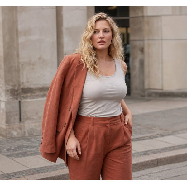 Linnenmix blazer