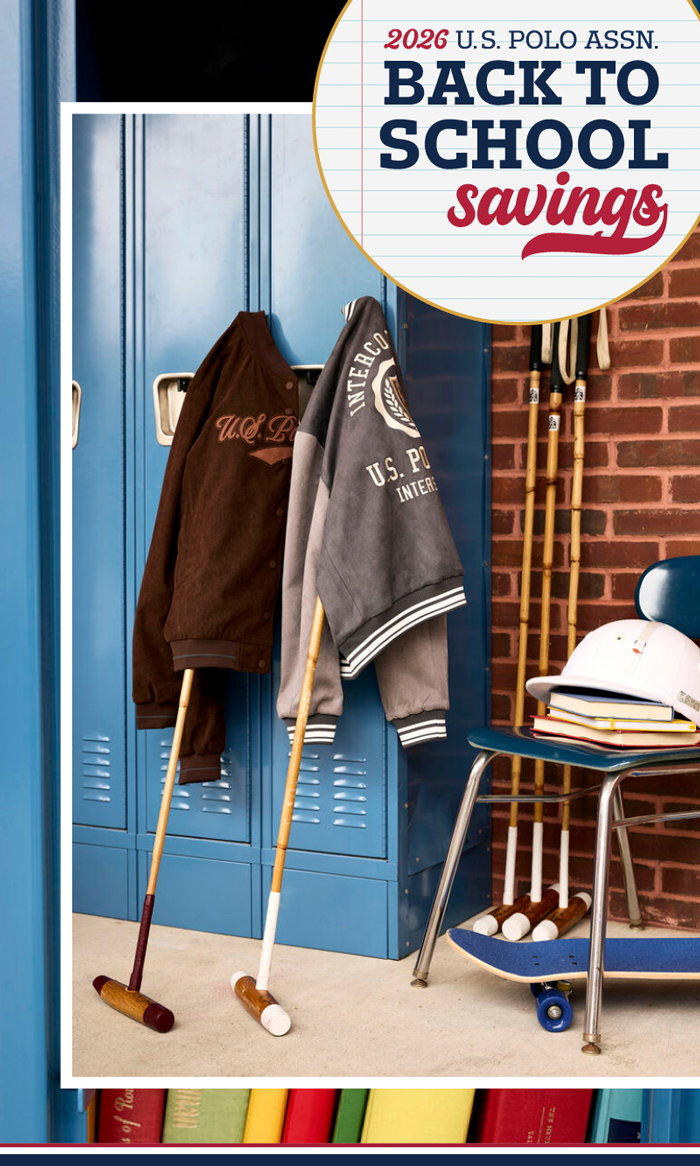 2026 U.S POLO ASSN. Back to school savings.