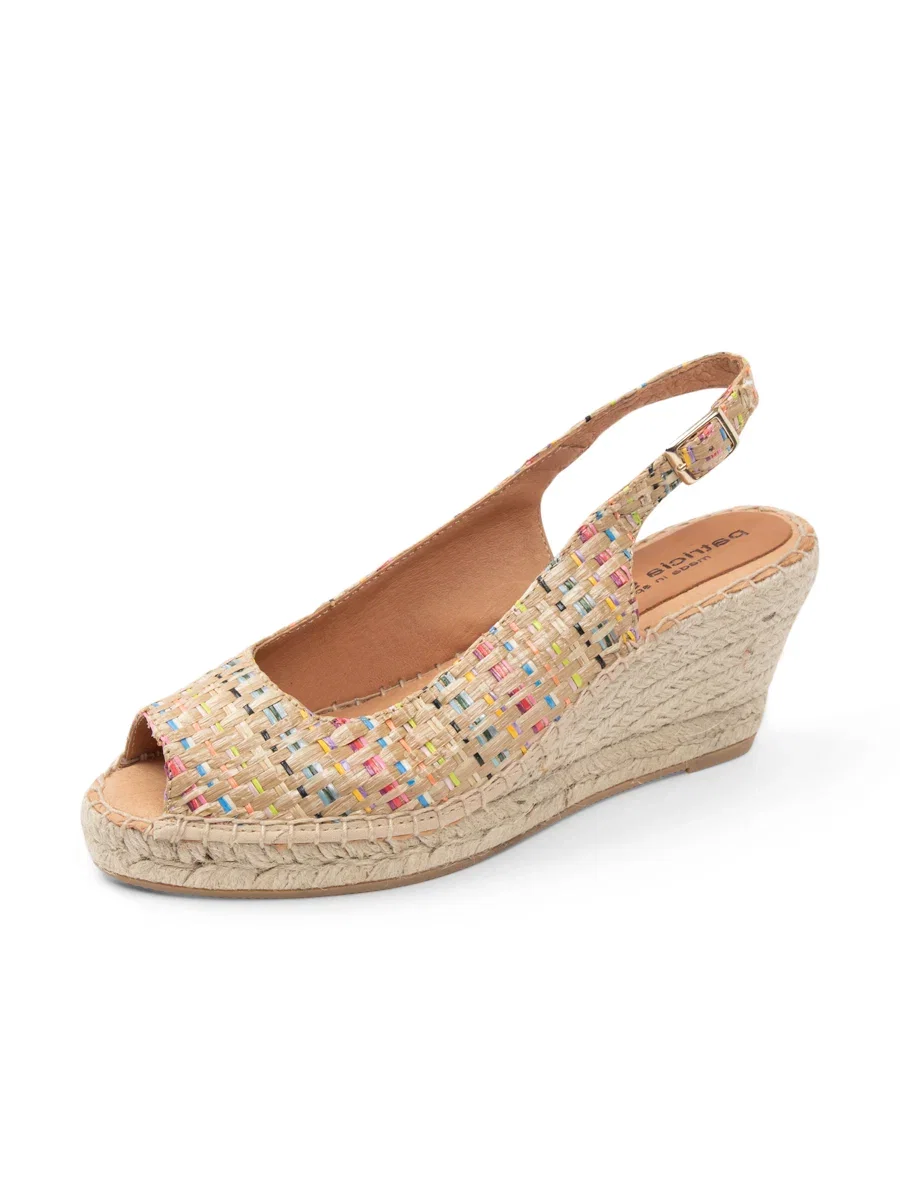 Image of Peyton Peep Toe Slingback Espadrille
