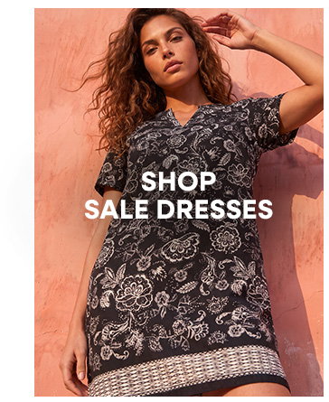 Paisley Print Linen Blend Shift Dress