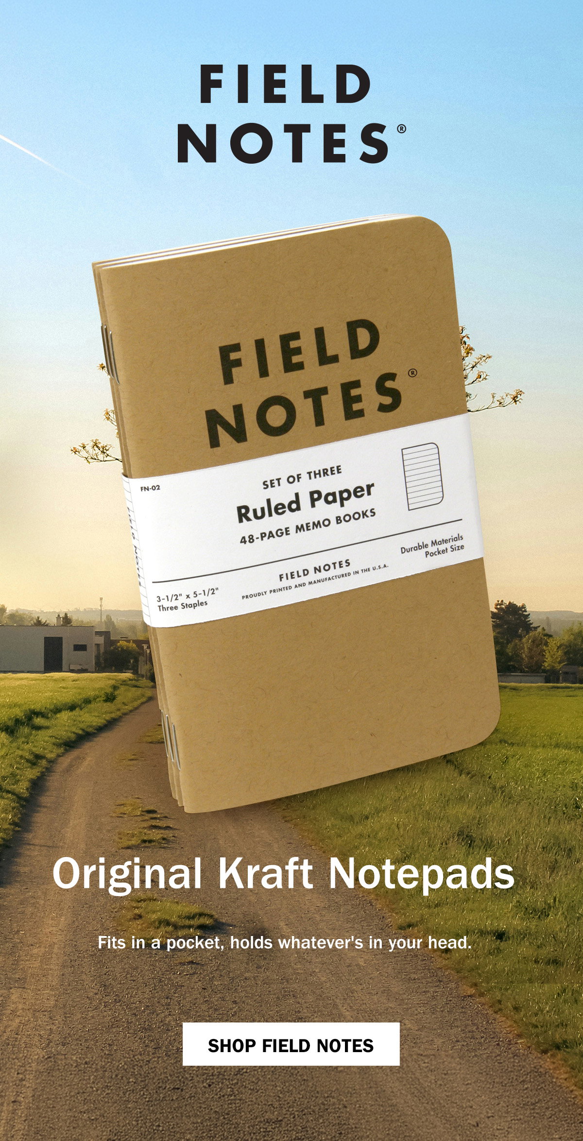 Field Notes | Memo Books & Notebooks | WildBounds