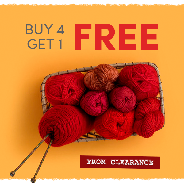 Buy 4, Get 5th FREE in clearance