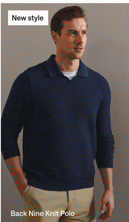Back Nine Knit Polo