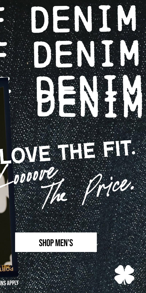 30% off Denim Shop Men's