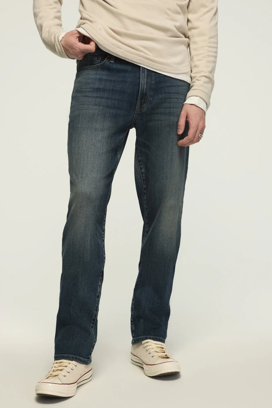 Image of Lucky Brand 363 Vintage Straight Coolmax Stretch Jean - Men's Pants Denim Straight Leg Jeans in Harrison