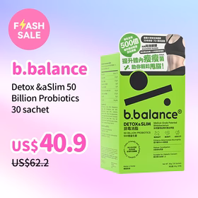 b.balance Detox &aSlim 50 Billion Probiotics 30 sachet
