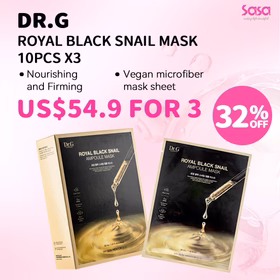 Dr.G Royal Black Snail Mask 10PCS x3