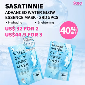 Sasatinnie Advanced Water Glow Essence Mask - 3rd 5pcs x2