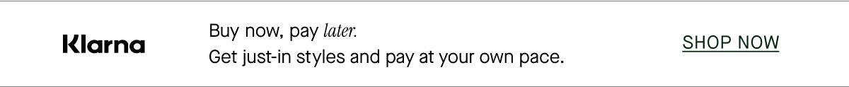 Buy now, pay later.